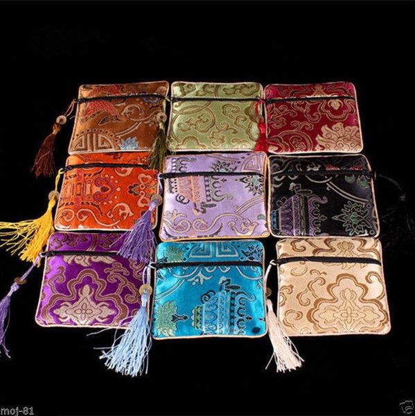 storage bags wholesale 10pcs mix colors chinese zipper coin tassel silk square jewelry pouches
storage bags wholesale 10pcs mix colors chinese zipper coin tassel silk square jewelry pouches