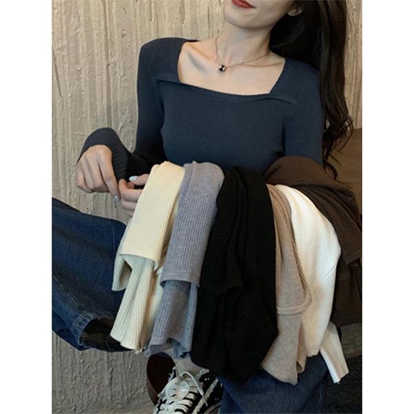 women's t-shirt autumn and winter 2021 slim fit looking base inner wear basic style collar long sleeve knitwear black, White
women's t-shirt autumn and winter 2021 slim fit looking base inner wear basic style collar long sleeve knitwear black, White