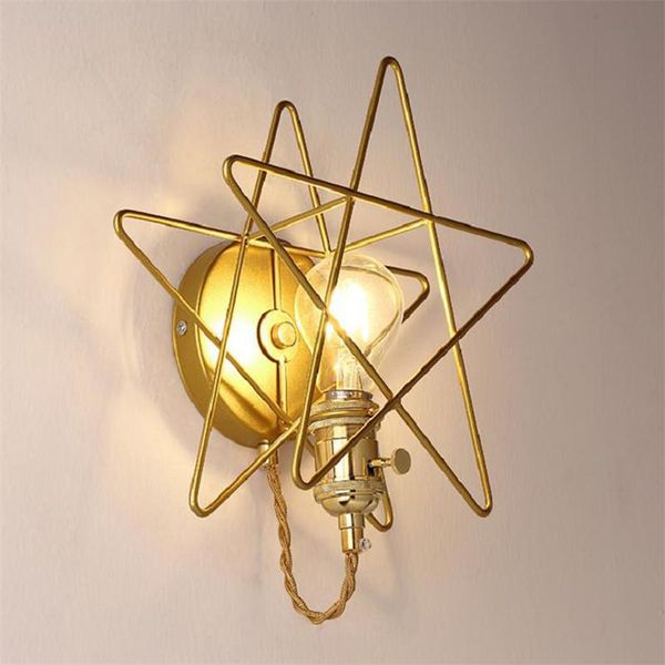wall lamps metal golden five pointed modern bedroom aisle corridor decoration home lighting art ligh
wall lamps metal golden five pointed modern bedroom aisle corridor decoration home lighting art ligh