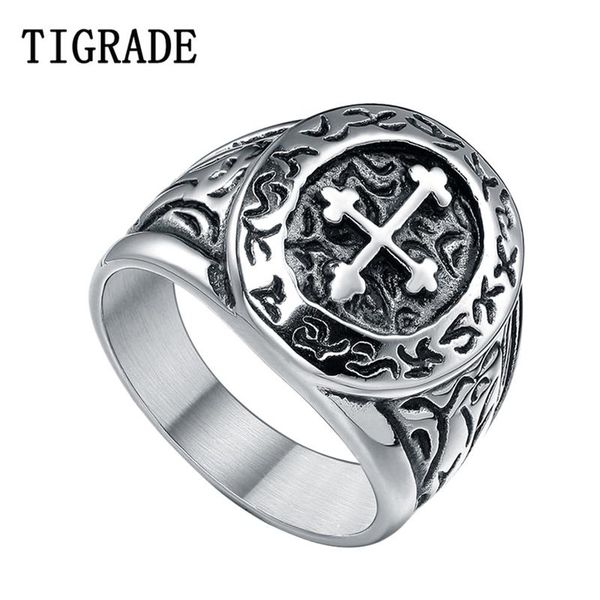 cool cross ring men punk biker stainless steel vintage rings jewelry hiophop rock male fashion bands for party cluster, Golden;silver
cool cross ring men punk biker stainless steel vintage rings jewelry hiophop rock male fashion bands for party cluster, Golden;silver
