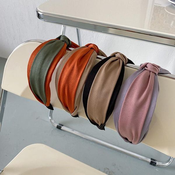 hair accessories fabric knotted color matching headband fashion women's simple contrast wide-brimmed hairband bands
hair accessories fabric knotted color matching headband fashion women's simple contrast wide-brimmed hairband bands