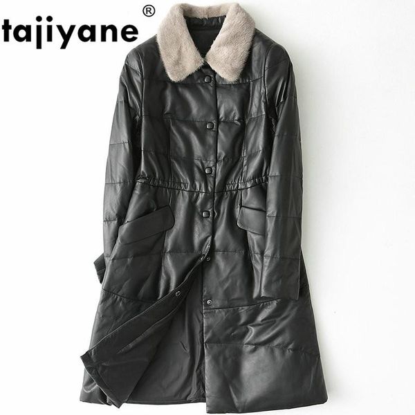 women's leather & faux autumn winter coat women clothes 2021 korean vintage collar real genuine jacket sheepskin down zt4124, Black
women's leather & faux autumn winter coat women clothes 2021 korean vintage collar real genuine jacket sheepskin down zt4124, Black