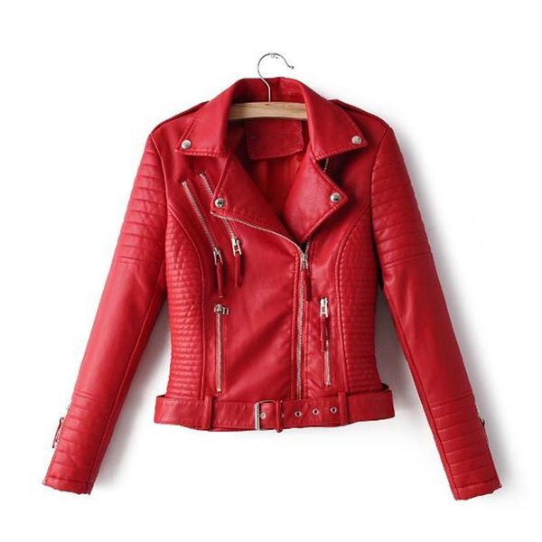 women's leather & faux fashion women soft motorcycle jackets ladies short coat 2021 autumn winter biker outerwear, Black
women's leather & faux fashion women soft motorcycle jackets ladies short coat 2021 autumn winter biker outerwear, Black