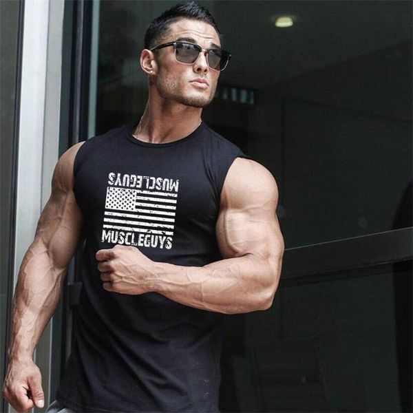 brand mens bodybuilding tank fitness sleeveless shirt male gyms clothing fashion singlet muscle vest undershirt, White;black
brand mens bodybuilding tank fitness sleeveless shirt male gyms clothing fashion singlet muscle vest undershirt, White;black