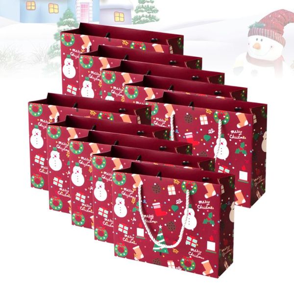 6pcs christmas gift bag portable storage packing paper (3pcs large size + 3pcs small bag) wrap
6pcs christmas gift bag portable storage packing paper (3pcs large size + 3pcs small bag) wrap
