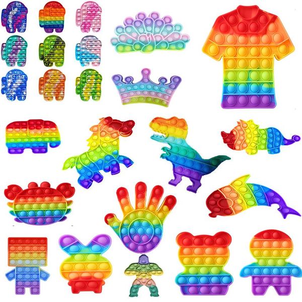 dhl push fidget sensory toys decompression bubble child funny anti-stress relief ball rainbow color surprise wholesale
dhl push fidget sensory toys decompression bubble child funny anti-stress relief ball rainbow color surprise wholesale