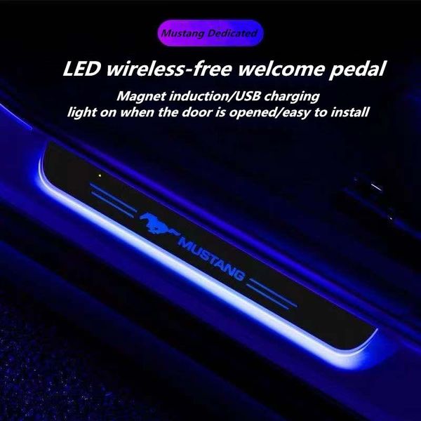 interior&external lights car welcome pedal lamp door sill decoration led light foot colorful logo for mustang mach-e ev gt shelby gte
interior&external lights car welcome pedal lamp door sill decoration led light foot colorful logo for mustang mach-e ev gt shelby gte