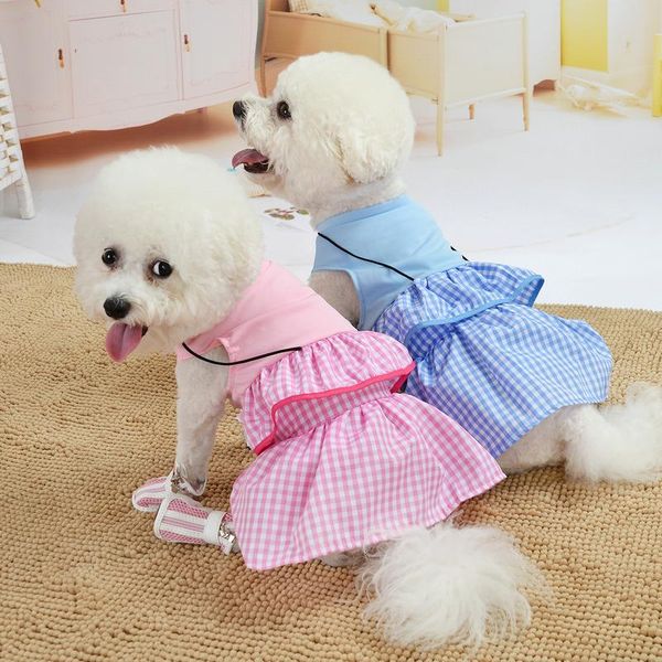 dog apparel plaid printed small dogs dresses pink blue clothes summer cat chihuahua puppy wedding dress party skirt for
dog apparel plaid printed small dogs dresses pink blue clothes summer cat chihuahua puppy wedding dress party skirt for