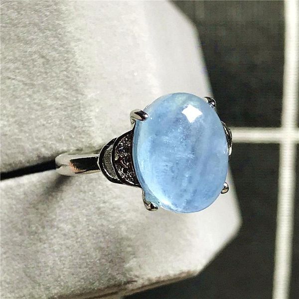 cluster rings 12x9mm natural ocean blue aquamarine ring for woman man gift crystal oval beads silver stone adjustable jewelry, Golden;silver
cluster rings 12x9mm natural ocean blue aquamarine ring for woman man gift crystal oval beads silver stone adjustable jewelry, Golden;silver