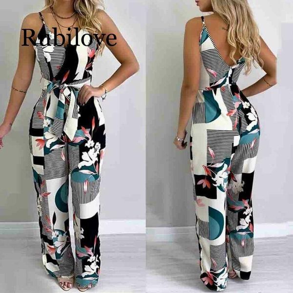 women's jumpsuits & rompers rubilove women summer boho floral jumpsuit long trousers pants spaghetti strap v neck backless street offic, Black;white
women's jumpsuits & rompers rubilove women summer boho floral jumpsuit long trousers pants spaghetti strap v neck backless street offic, Black;white
