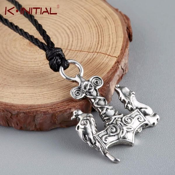 pendant necklaces kinitial vintage norse odin viking wolf and raven pendants ancient animal birds necklace mjolnir talisman jewelry, Silver
pendant necklaces kinitial vintage norse odin viking wolf and raven pendants ancient animal birds necklace mjolnir talisman jewelry, Silver