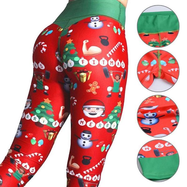 women's leggings christmas women high waist skinny leggins fitness legging ladies printed workout stretch trousers pants, Black
women's leggings christmas women high waist skinny leggins fitness legging ladies printed workout stretch trousers pants, Black