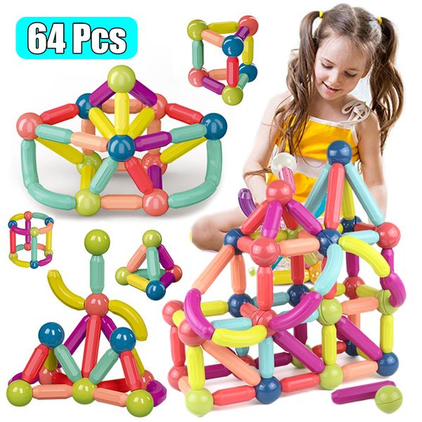 64pcs big size magnetic stick building blocks game magnets children set kids magnets for children magnetic toy bricks
64pcs big size magnetic stick building blocks game magnets children set kids magnets for children magnetic toy bricks