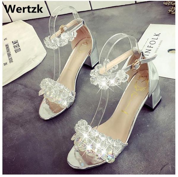 summer women's water diamond pendant sandals with chunky fishbill roman heels and open-toe crystal wedding shoes e410, Black
summer women's water diamond pendant sandals with chunky fishbill roman heels and open-toe crystal wedding shoes e410, Black