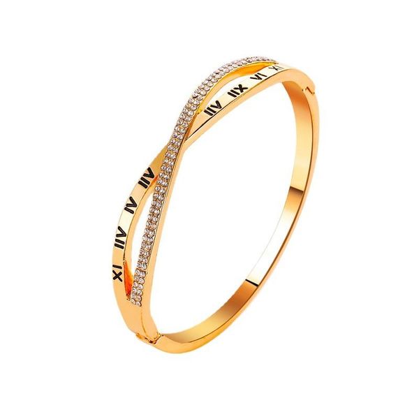 bangle european and american style retro personality roman bracelet women fashion simple versatile diamond hand jewelry, Black
bangle european and american style retro personality roman bracelet women fashion simple versatile diamond hand jewelry, Black