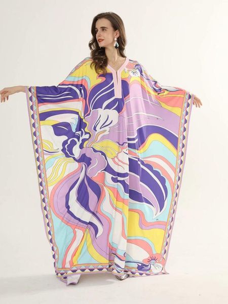 casual dresses fashion runway loose maxi dress plus size women batwing sleeve multicolor printing knitting elastic long women's summer, Black;gray
casual dresses fashion runway loose maxi dress plus size women batwing sleeve multicolor printing knitting elastic long women's summer, Black;gray