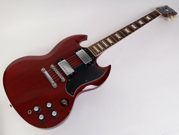 greco ss-600 (ss63-60) cherry red sg type electric guitar
greco ss-600 (ss63-60) cherry red sg type electric guitar
