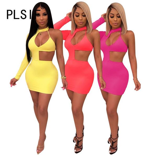 casual dresses hollow out solid mini dress one shoulder slim bodycon ladies club vestidos, Black;gray
casual dresses hollow out solid mini dress one shoulder slim bodycon ladies club vestidos, Black;gray