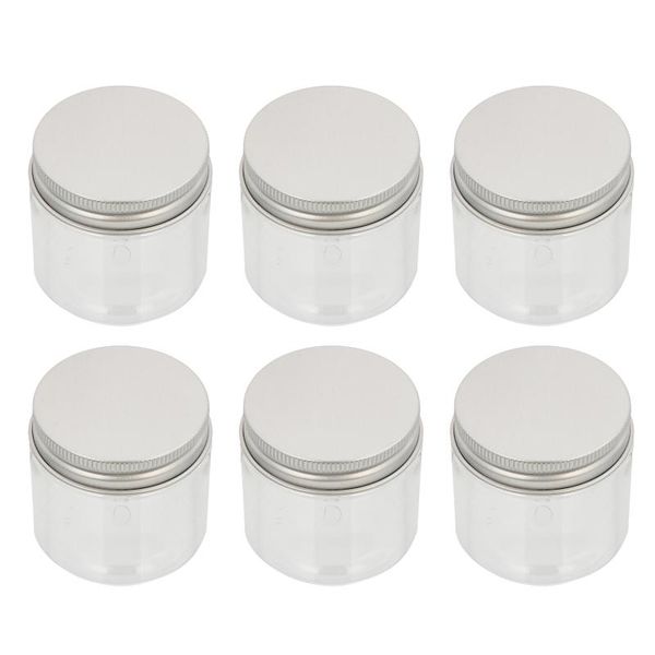 storage bottles & jars 6pcs 50g clear box container with lid for liquid cosmetic cream
storage bottles & jars 6pcs 50g clear box container with lid for liquid cosmetic cream