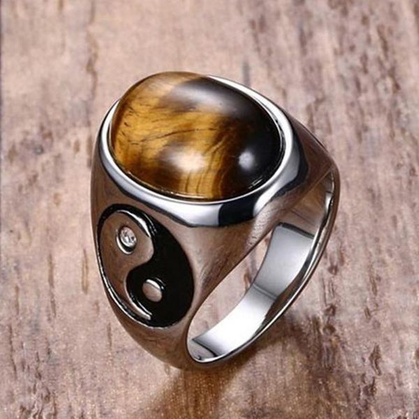 cluster rings natural tiger's eye gemstones for men jewelry bijoux accessory masculine titanium stainless steel gifts size7-13 turkey, Golden;silver
cluster rings natural tiger's eye gemstones for men jewelry bijoux accessory masculine titanium stainless steel gifts size7-13 turkey, Golden;silver