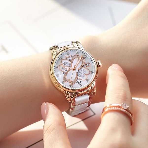wristwatches nesun fashion waterproof quartz ladies watch stainless steel strap business casual luminous pointer calendar, Slivery;brown
wristwatches nesun fashion waterproof quartz ladies watch stainless steel strap business casual luminous pointer calendar, Slivery;brown