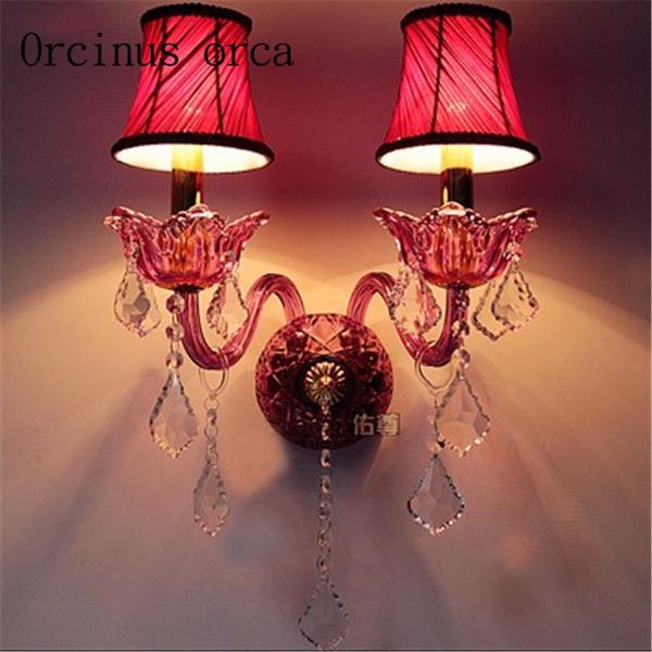wall lamp european style purple red crystal living room aisle el bedroom bedside
wall lamp european style purple red crystal living room aisle el bedroom bedside