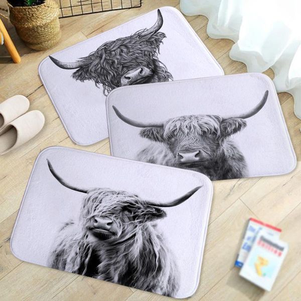 cushion/decorative pillow kitchen rug non-slip floor mat bathroom area rugs doormat runner carpet highland cattle black and white hand drawn
cushion/decorative pillow kitchen rug non-slip floor mat bathroom area rugs doormat runner carpet highland cattle black and white hand drawn