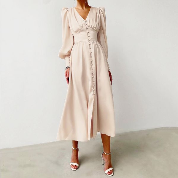 spring new puff sleeve spring satin long dress women v-neck party pleated dresses champagne elegant bodycon dress ladies ruched 210413, Black;gray
spring new puff sleeve spring satin long dress women v-neck party pleated dresses champagne elegant bodycon dress ladies ruched 210413, Black;gray