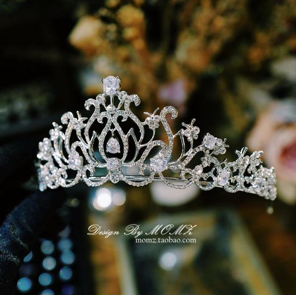 wedding headdress european and american bride crown luxury atmosphere princess korean super fairy jewelry hair clips & barrettes, Golden;silver
wedding headdress european and american bride crown luxury atmosphere princess korean super fairy jewelry hair clips & barrettes, Golden;silver