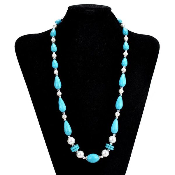 chokers bohemian ethnic choker vintage natural stone beads necklace long sweater chain collar for women freshwater pearl jewelry gifts, Golden;silver
chokers bohemian ethnic choker vintage natural stone beads necklace long sweater chain collar for women freshwater pearl jewelry gifts, Golden;silver