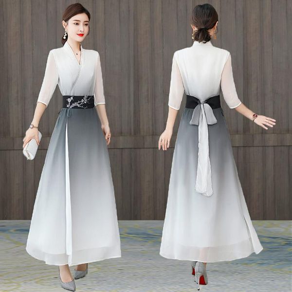 ethnic clothing long chinese dress qipao ao dai vietnam oriental elegant cheongsam traditional folk asian clothes china, Red
ethnic clothing long chinese dress qipao ao dai vietnam oriental elegant cheongsam traditional folk asian clothes china, Red