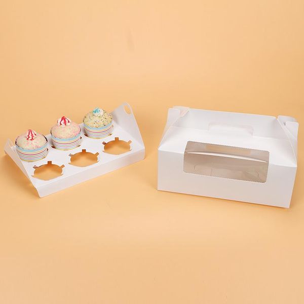 gift wrap 100 pcs 23.5x15x9cm cupcake box with window handle kraft paper packaging wedding kids birthday home party brown white
gift wrap 100 pcs 23.5x15x9cm cupcake box with window handle kraft paper packaging wedding kids birthday home party brown white