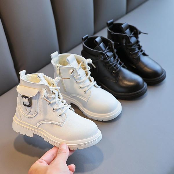 boots girls winter waterproof synthetic leather non slip lace up kids outdoor work ankle snow warm for children, Black;grey
boots girls winter waterproof synthetic leather non slip lace up kids outdoor work ankle snow warm for children, Black;grey