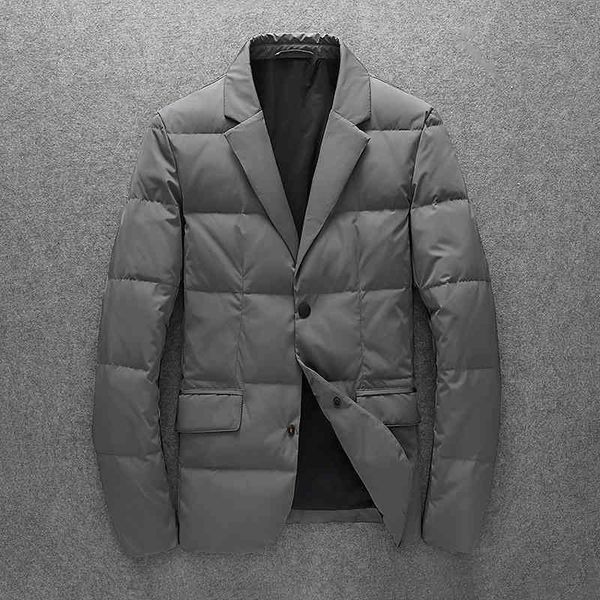 new men's winter 90% white duck blazer parka slim simple busins casual office fashion male down coat keep warm et, Black;white
new men's winter 90% white duck blazer parka slim simple busins casual office fashion male down coat keep warm et, Black;white