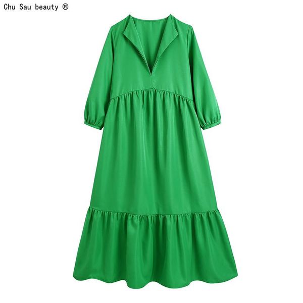 casual dresses autumn 2021 fashion puff sleeves folds loose high waist ruffle solid color long dress women vestido vintage, Black;gray
casual dresses autumn 2021 fashion puff sleeves folds loose high waist ruffle solid color long dress women vestido vintage, Black;gray