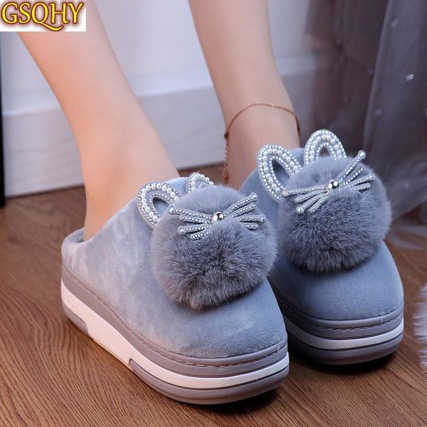 ladies platform slippers women rhinestone warm lovely slipper female indoor house shoes woman comfort winter shoe 2021, Black
ladies platform slippers women rhinestone warm lovely slipper female indoor house shoes woman comfort winter shoe 2021, Black