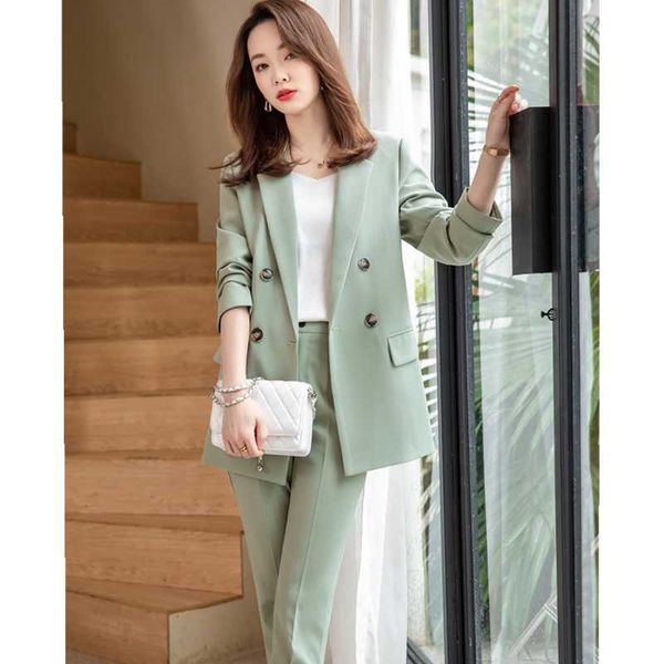 women's two piece pants 2021 high-end light luxury professional suit female korean fashion autumn and winter business elegant temperame, White
women's two piece pants 2021 high-end light luxury professional suit female korean fashion autumn and winter business elegant temperame, White