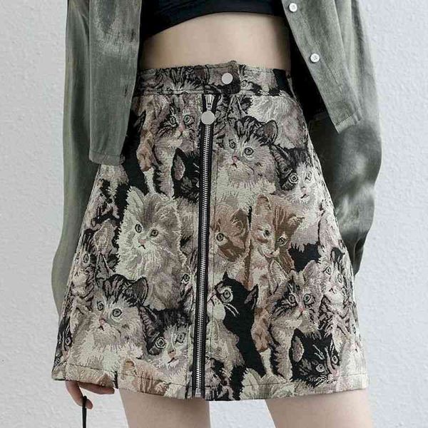 skirts womens retro a-line jacquard embroidery cat print female sweet fresh bag hip high wist cool j6fz, Black
skirts womens retro a-line jacquard embroidery cat print female sweet fresh bag hip high wist cool j6fz, Black