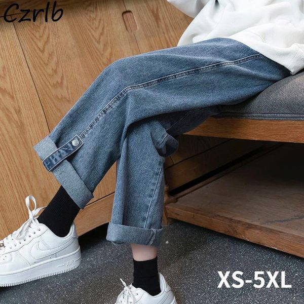 women's jeans women cuffs fashion straight loose all-match empire ins oversize xs-5xl autumn solid minimalist leisure korean vintage, Blue
women's jeans women cuffs fashion straight loose all-match empire ins oversize xs-5xl autumn solid minimalist leisure korean vintage, Blue