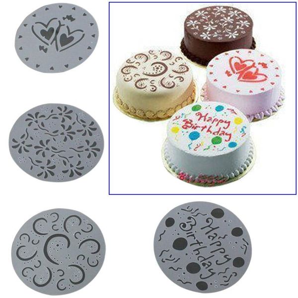 other event & party supplies 4 pcs/set cake spray mold happy birthday flowers heart printed pattern stencils decoration mould bakery tools d
other event & party supplies 4 pcs/set cake spray mold happy birthday flowers heart printed pattern stencils decoration mould bakery tools d