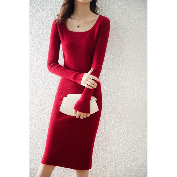 women's sweaters autumn winter 100% wool thicken straight sweater dress warm chic basic knit pullover women slim midi female casual dre, White;black
women's sweaters autumn winter 100% wool thicken straight sweater dress warm chic basic knit pullover women slim midi female casual dre, White;black