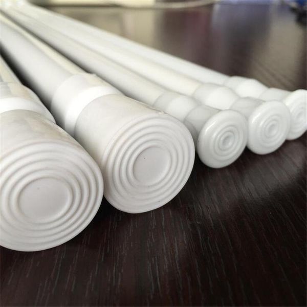other home decor 1pc retail adjustable spring loaded bathroom shower curtain rod tension extendable poles rail hanger