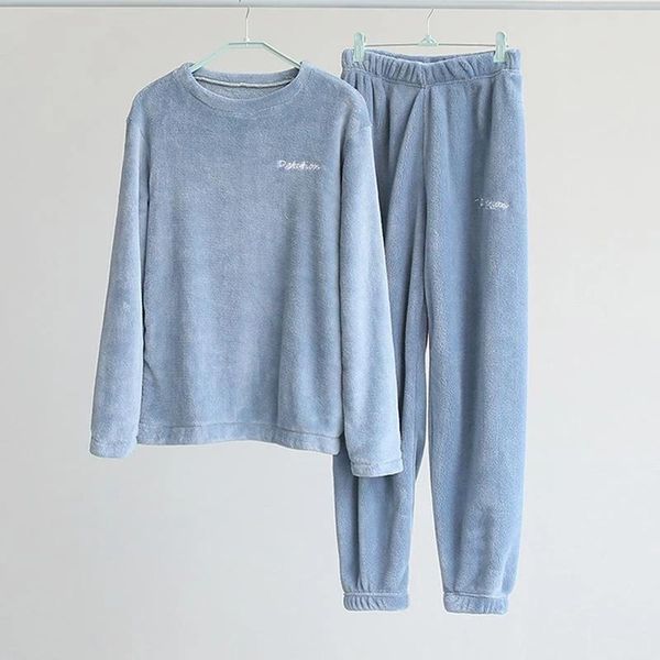 men's sleepwear pajamas for couples set thick warm coral fleece homewear winter lounge clothing soft loose women home clothes suit, Black;brown
men's sleepwear pajamas for couples set thick warm coral fleece homewear winter lounge clothing soft loose women home clothes suit, Black;brown
