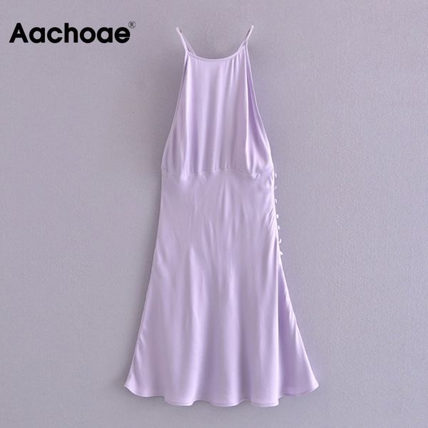aachoae summer women purple color party mini dresses backless bow tie dress sleeveless a line chic buttons dress vestidos 210413, Black;gray
aachoae summer women purple color party mini dresses backless bow tie dress sleeveless a line chic buttons dress vestidos 210413, Black;gray