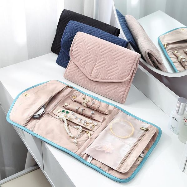 jewelry pouches, bags 2021 envelope style foldable earrings necklace storage bag portable hand-carrying cosmetic woman gift, Pink;blue
jewelry pouches, bags 2021 envelope style foldable earrings necklace storage bag portable hand-carrying cosmetic woman gift, Pink;blue