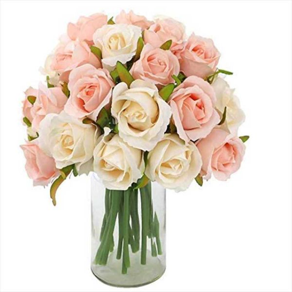 decorative flowers & wreaths 12 heads artificial rose bouquet silk for home bridal wedding party festival vase floral arrangement decor
decorative flowers & wreaths 12 heads artificial rose bouquet silk for home bridal wedding party festival vase floral arrangement decor