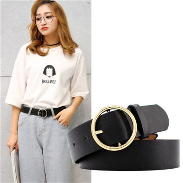 pu leather new round buckle womens belt wild skirt denim pants belt explosive accessories belt feminino cinturones, Black;brown
pu leather new round buckle womens belt wild skirt denim pants belt explosive accessories belt feminino cinturones, Black;brown
