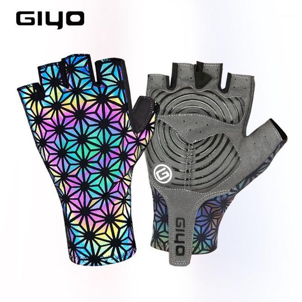 cycling gloves giyo half finger colorful luminous outdoor sport anti-slip mtb mitten reflection dazzle motorcycle short1, Black
cycling gloves giyo half finger colorful luminous outdoor sport anti-slip mtb mitten reflection dazzle motorcycle short1, Black