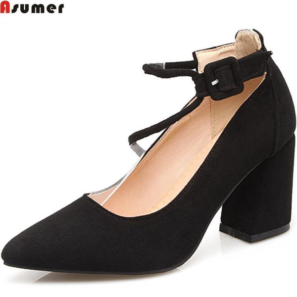 dress shoes asumer black pink beige fahsion arrival women pumps pointed toe ladies buckle square heel elegant high heels
dress shoes asumer black pink beige fahsion arrival women pumps pointed toe ladies buckle square heel elegant high heels