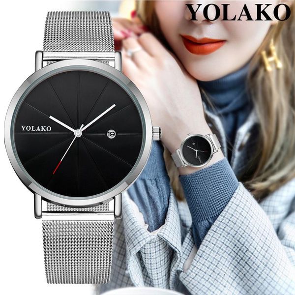 wristwatches yolako brand women watch luxury casual women's watches simple quartz wristwatch ladies clock relogio feminino, Slivery;brown
wristwatches yolako brand women watch luxury casual women's watches simple quartz wristwatch ladies clock relogio feminino, Slivery;brown